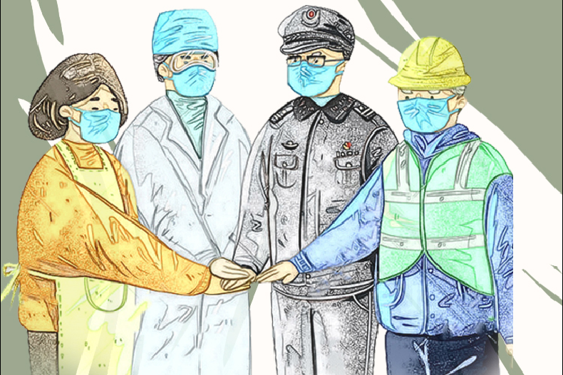 手繪長圖|甘肅戰(zhàn)“疫”故事，“硬核”之下的溫情