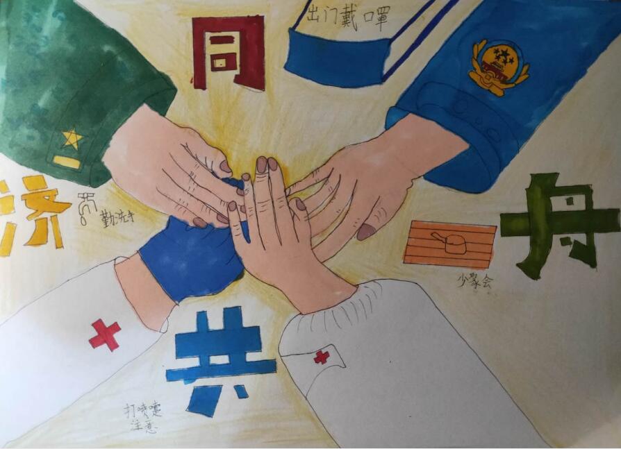 “疫情當(dāng)前，孩子們有‘畫’說”作品展播（三十八）