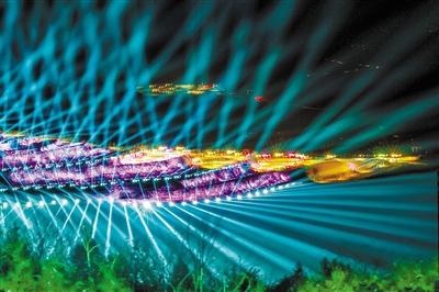 蘭山每晚都有炫酷燈光秀 你想看嗎？