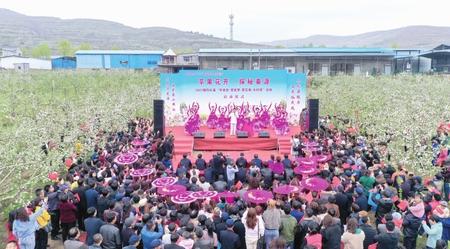 隴南禮縣舉辦“學黨史·感黨恩·賞花?！むl(xiāng)村游”活動