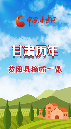長(zhǎng)圖|75→0，一圖回顧甘肅貧困縣摘帽時(shí)間