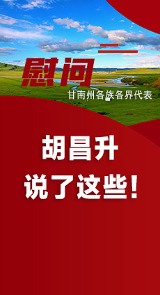  圖解|慰問(wèn)甘南州各族各界代表 胡昌升說(shuō)了這些！