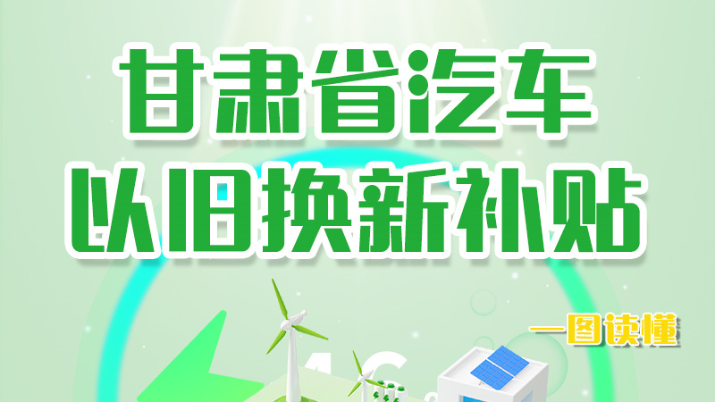 海報(bào)|重大利好！甘肅省汽車(chē)以舊換新補(bǔ)貼來(lái)了