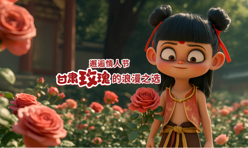 AI視頻 | 邂逅情人節(jié)，甘肅玫瑰的浪漫之選